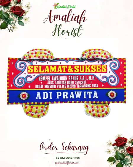 Papan Bunga Ucapan Selamat Kujangjaya